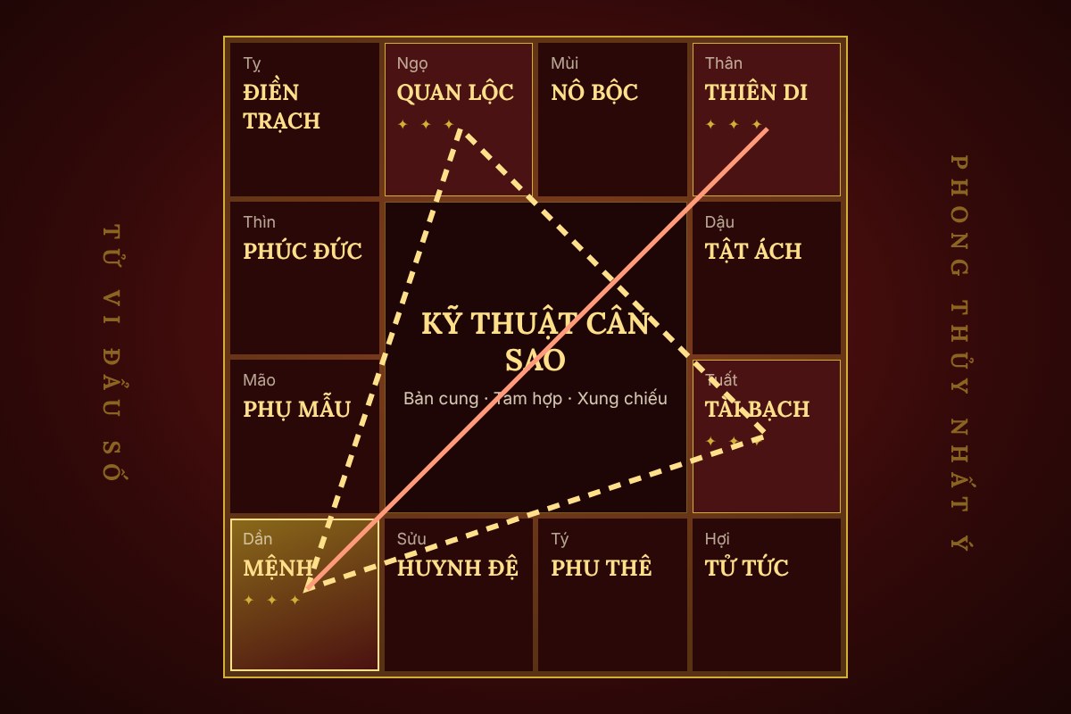 Cách luận lá số tử vi bằng kỹ thuật cân sao tốt và sao xấu